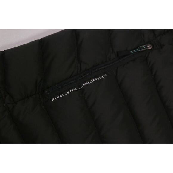 Ralph Lauren RLX Black Quilted Down Rip Stop Water Resistant Puffer Vest Jacket - Picture 5 of 10